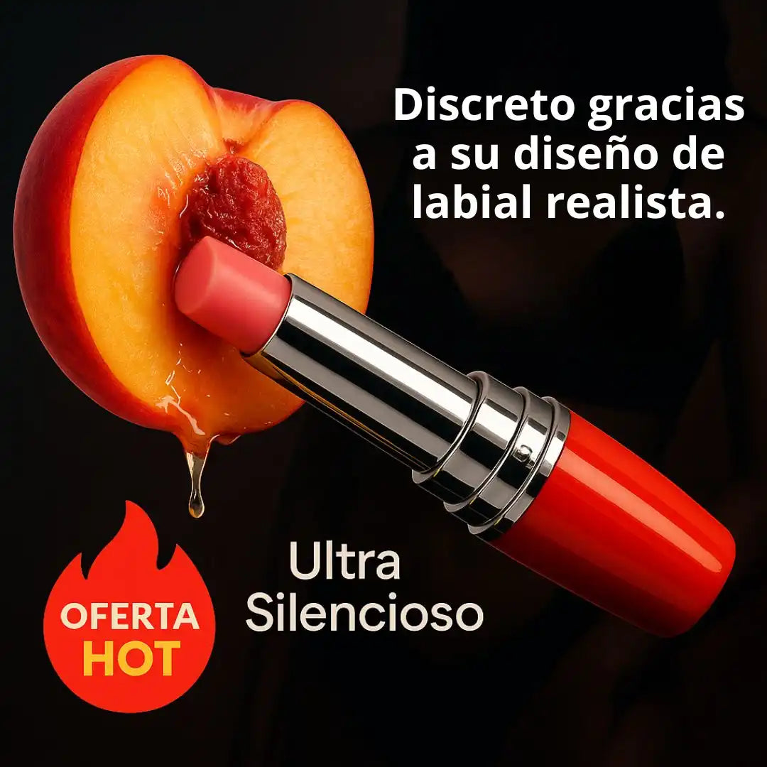 VibeLips® - Labial V!brador Discreto con Doble Pl4cer