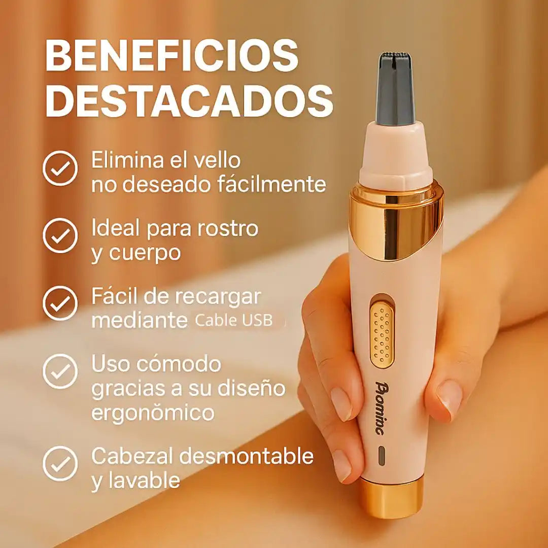 GlowShave™ Depiladora 4 en 1 – Depilación rápida y sin complicaciones
