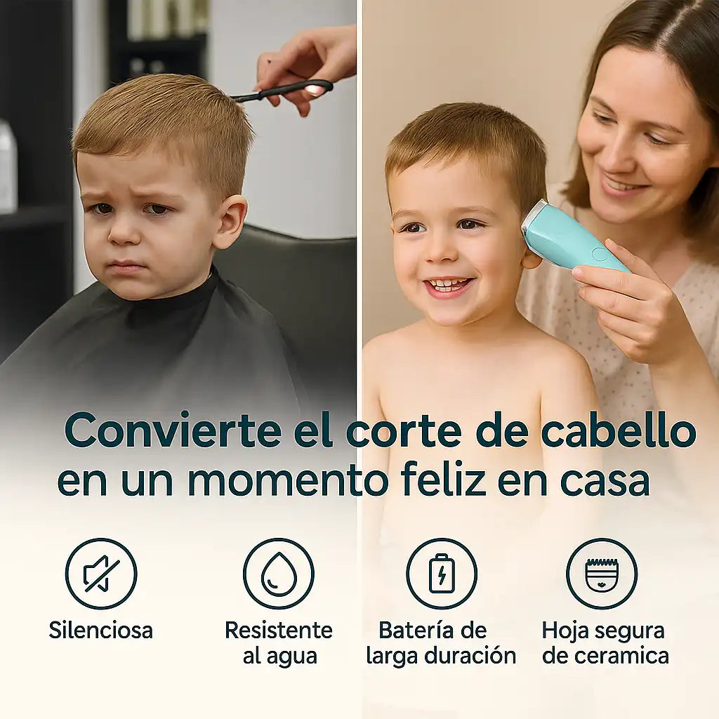BabyTrim® – Cortadora Silenciosa para Bebés | Corte seguro y sin llanto
