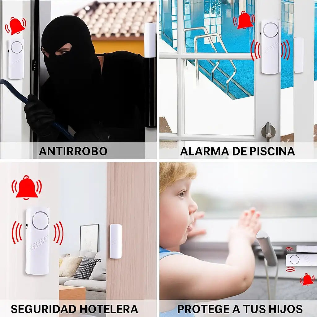 SafeGuard® Alarma Magnética para Puertas – Seguridad instantánea en un clic