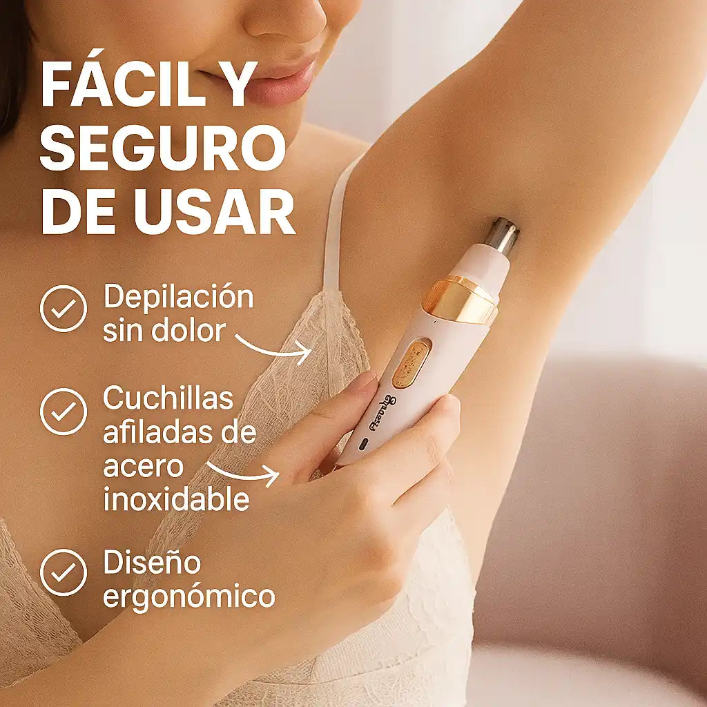 GlowShave™ Depiladora 4 en 1 – Depilación rápida y sin complicaciones