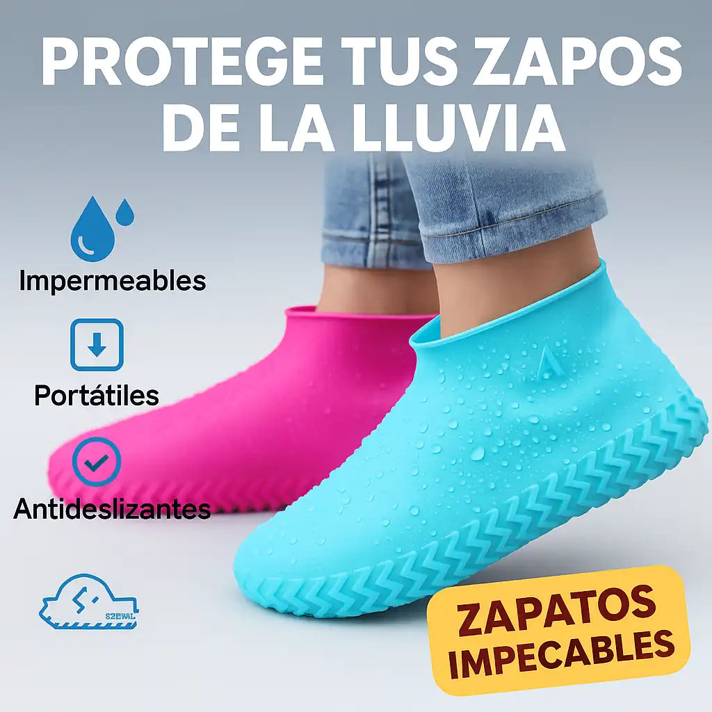 RainShield™ Fundas de Silicona para Zapatos | Protege tus zapatos y luce impecable bajo la lluvia