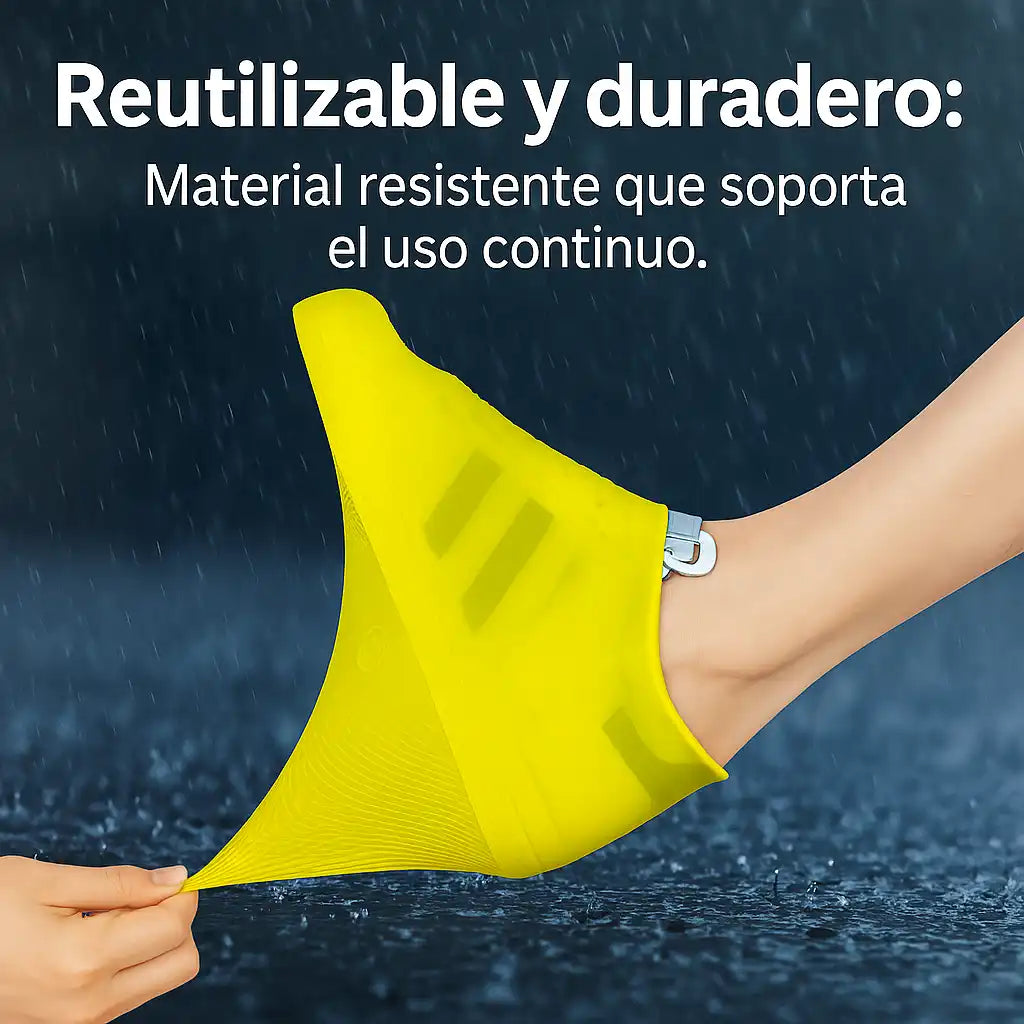 RainShield™ Fundas de Silicona para Zapatos | Protege tus zapatos y luce impecable bajo la lluvia
