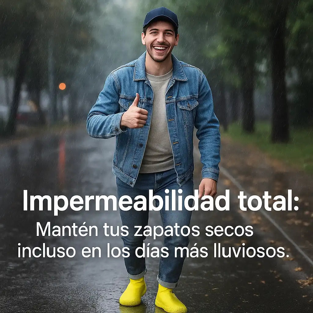 RainShield™ Fundas de Silicona para Zapatos | Protege tus zapatos y luce impecable bajo la lluvia