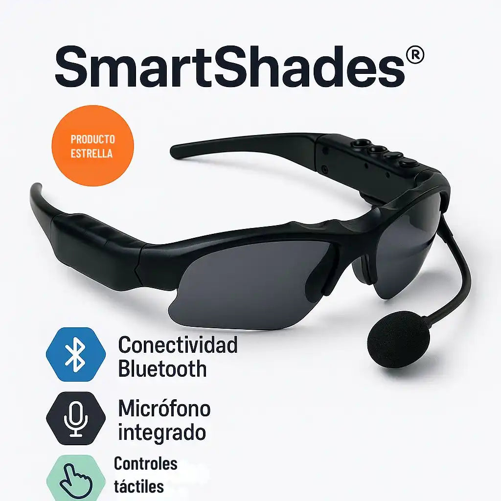 SmartShades® – Gafas de Sol Bluetooth 🕶️ Estilo, conexión y libertad en un solo accesorio
