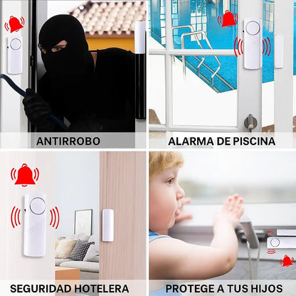 SafeGuard® Alarma Magnética para Puertas – Seguridad instantánea en un clic