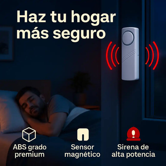 SafeGuard® Alarma Magnética para Puertas – Seguridad instantánea en un clic