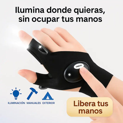 HandyBeam™ | Guante con Linterna LED ¡Libera tus manos y lleva la luz contigo!